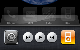 iOS 4 Tray